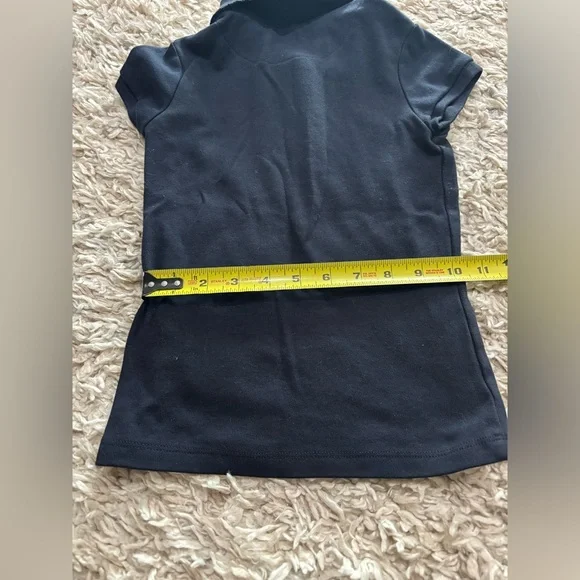 Classic Blue IZOD Girls Polo Shirt Sz 7 8 School Uniform - Picture 5 of 5